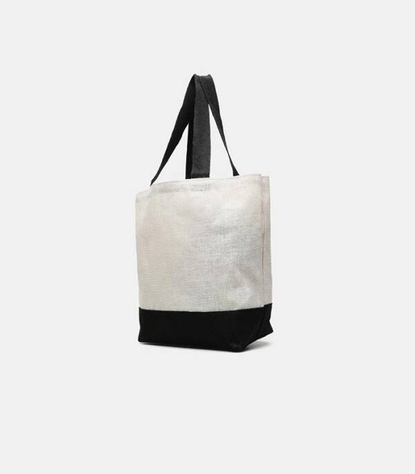 Black Boat Shaped Bag